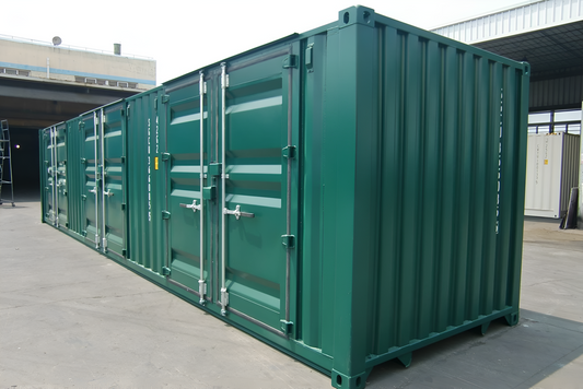 Conteneur de stockage 40 pieds à 6 portes latérales