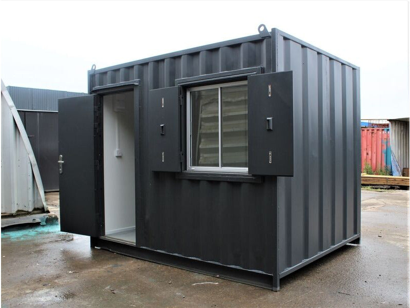 Bureau aménagé en conteneur maritime 10 pieds
