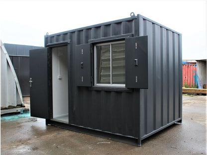 Bureau aménagé en conteneur maritime 10 pieds