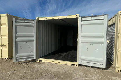 Bureau conteneur 40 pieds High Cube avec espace de stockage intégré