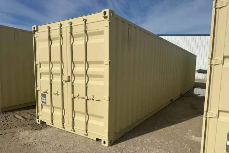 Bureau conteneur 40 pieds High Cube avec espace de stockage intégré