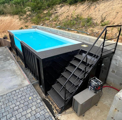 Piscine en conteneur recyclé 20 pieds