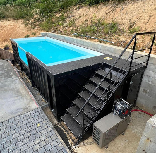 Piscine en conteneur recyclé 20 pieds