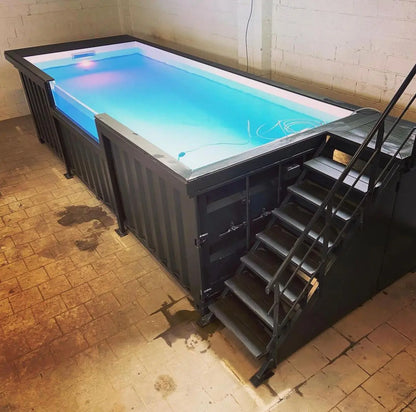 Piscine en conteneur recyclé 20 pieds