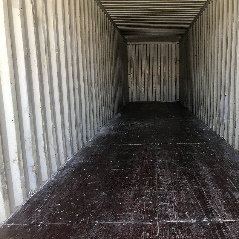 Conteneur maritime d'occasion 40 pieds vert – Classe A (Cargo Worthy)