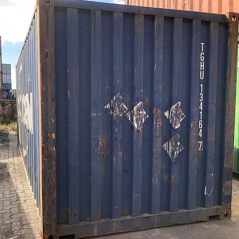 Conteneur maritime 20' bleu usagé - CMA CGM - Classe A (CW)