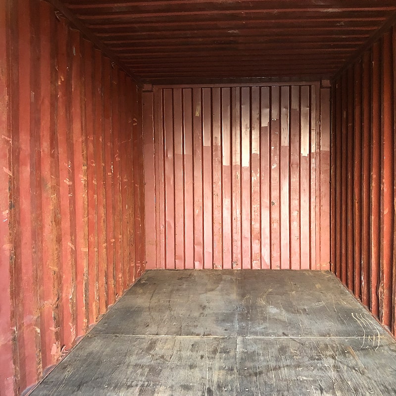 Conteneur maritime d'occasion 20 pieds jaune – Classe A (Cargo Worthy)