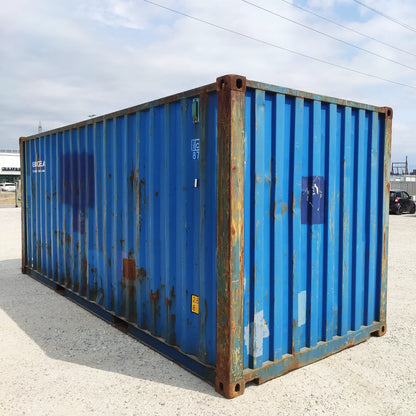Conteneur bleu de 20 pieds